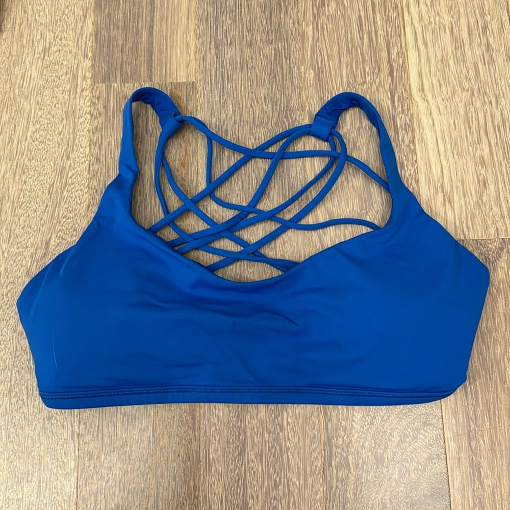 Royal Blue Lululemon Sports Bra Size 8